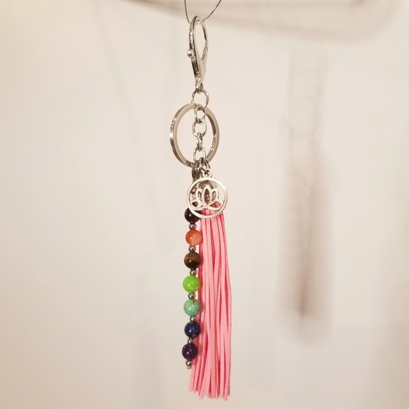 2 for $20! Chakra Tassel Keychain, Multiple Colours Available - Picture 4 of 6